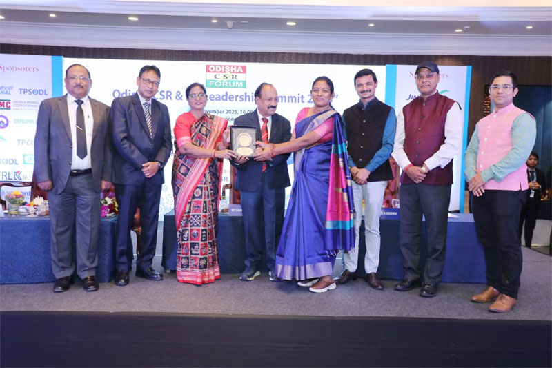 ଟିପିସିଓଡିଏଲକୁ ଓଡ଼ିଶା ସିଏସଆର ଏକ୍ସେଲେନ୍ସ ପୁରସ୍କାର ୨୦୨୫